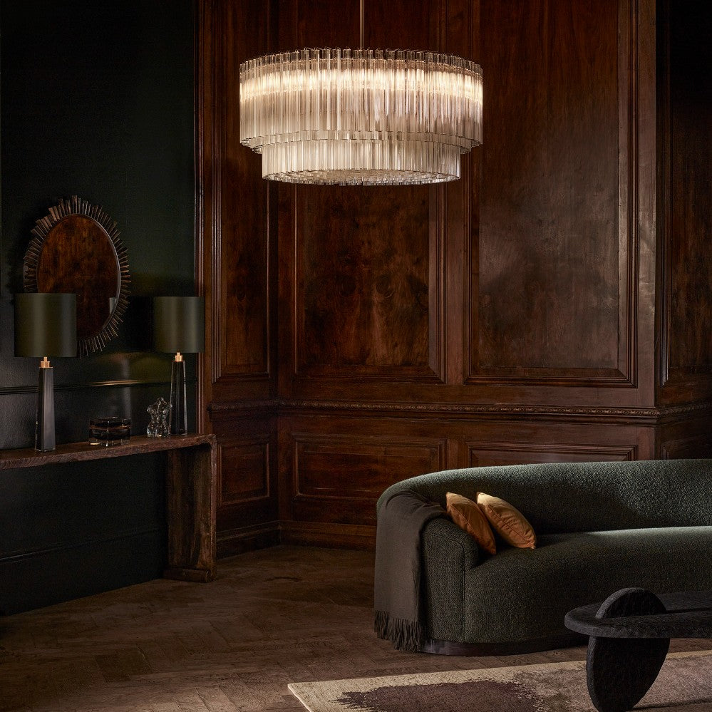Concave Drum Chandelier