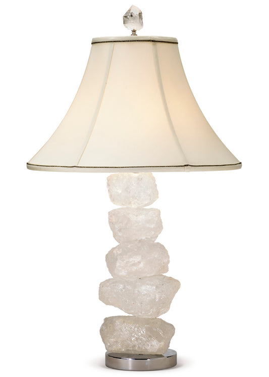 ROCK CRYSTAL TABLE LAMP - ROUGH
