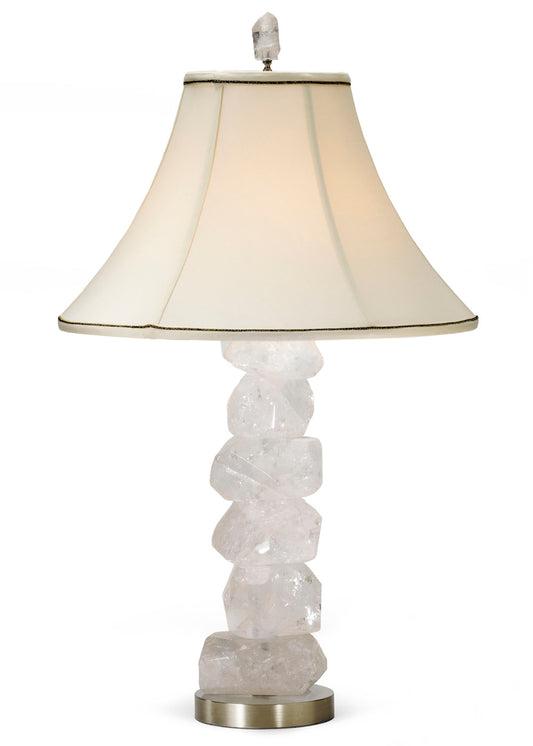 ROCK CRYSTAL TABLE LAMP - POLISHED