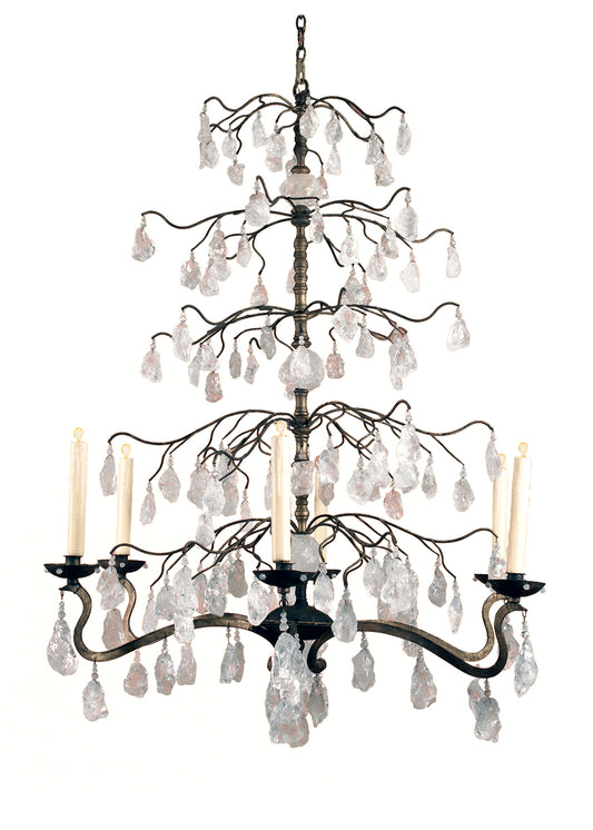 ROCK CRYSTAL NUGGET CHANDELIER (SMALL)