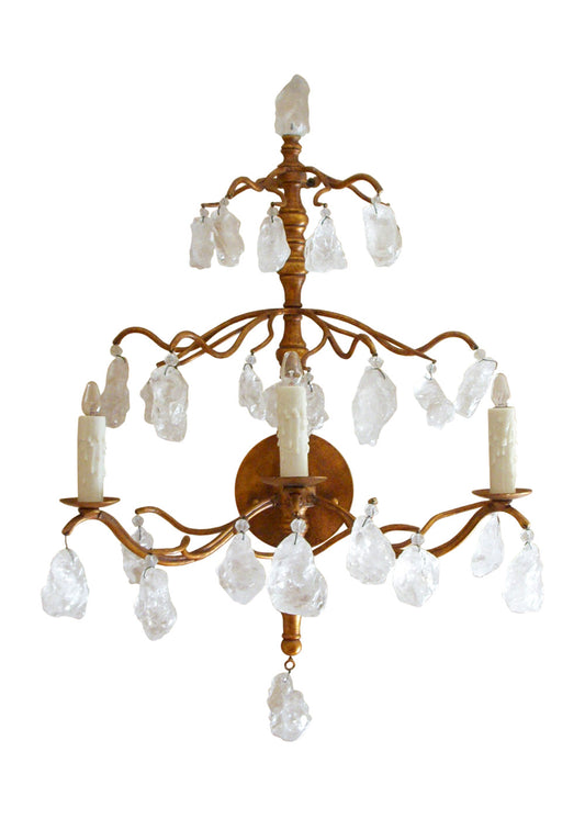 ROCK CRYSTAL NUGGET APPLIQUE
