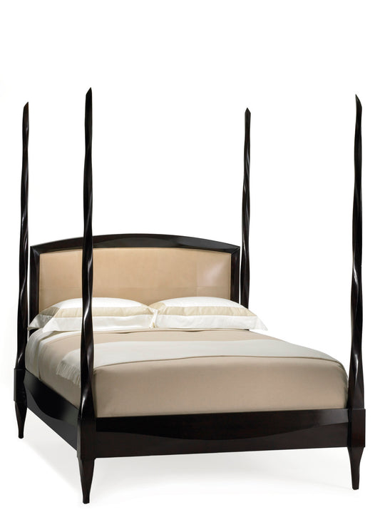 CHATELET BED WITH ARCHED UPHOLSTERED HEADBOARD