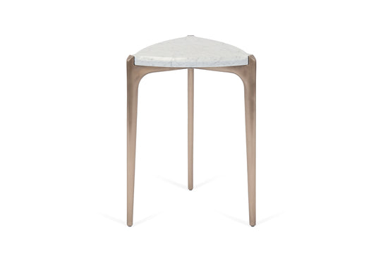 Aberdeen Drink Table – Triangular Marble Top