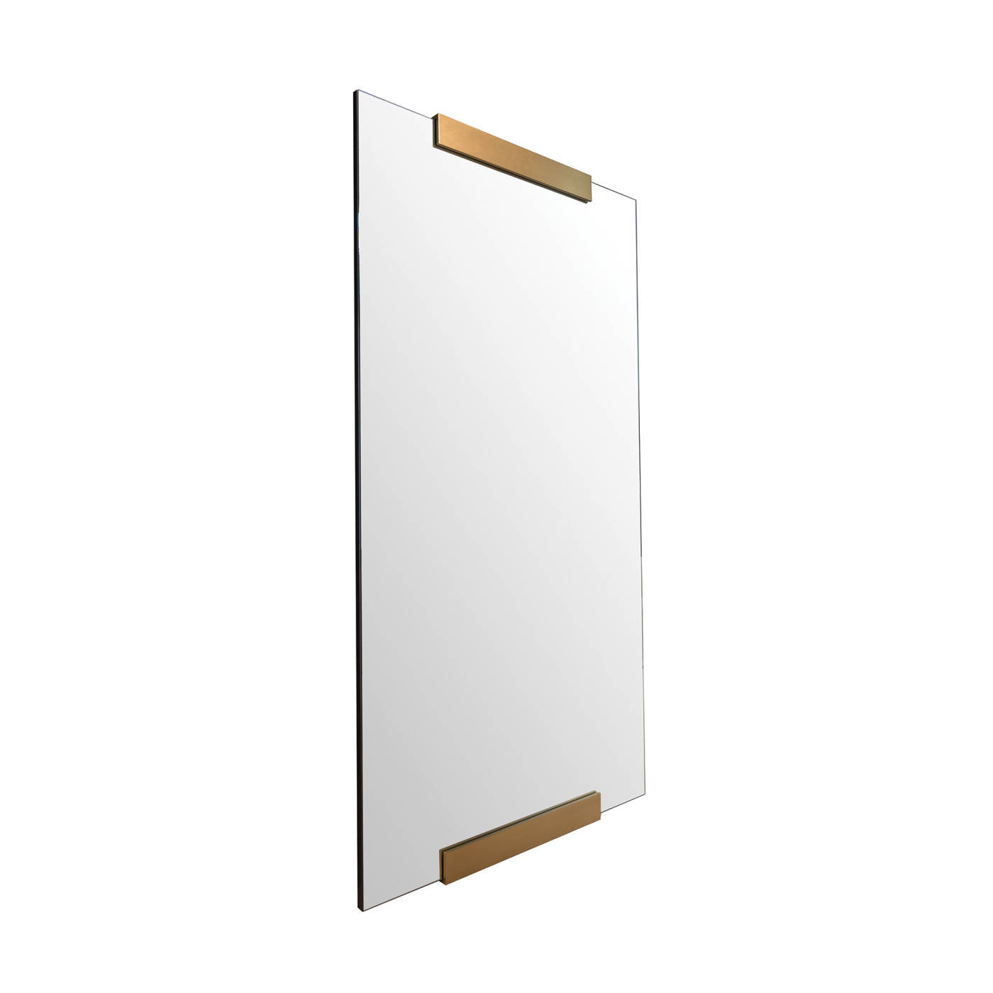 Brass Clip Mirror Large