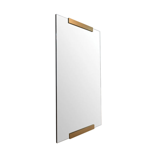 Brass Clip Mirror Large