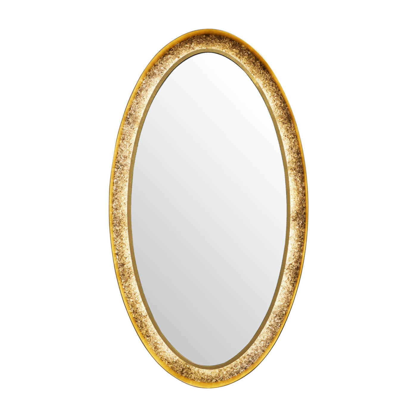 Savoy Floating Mirror Oval Petite