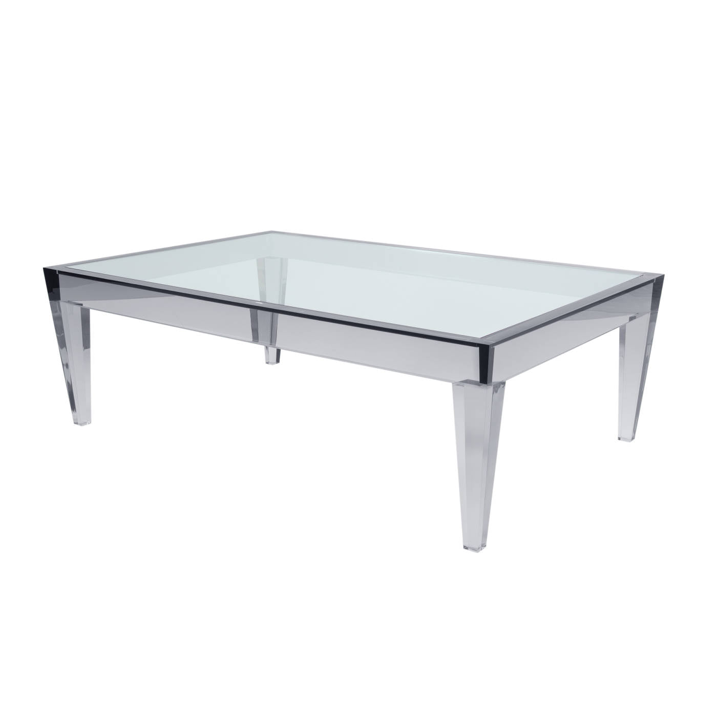 Palm IV Cocktail Table, Chinchilla