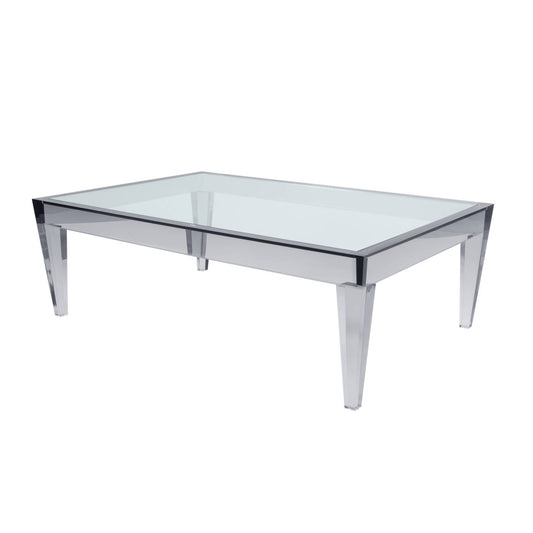 Palm IV Cocktail Table, Chinchilla