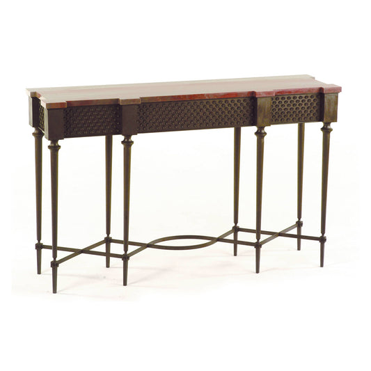 Edredon Console Table Aged Iron