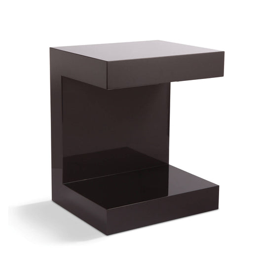 Ellipsis Side Table With Drawer