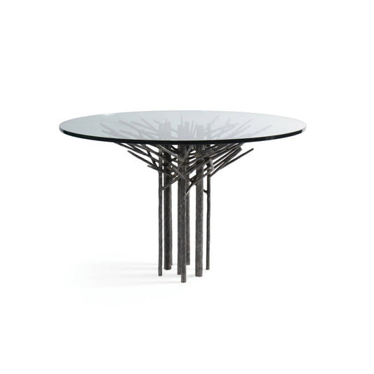 Pines of Rome Table Round, Small, Aged Iron