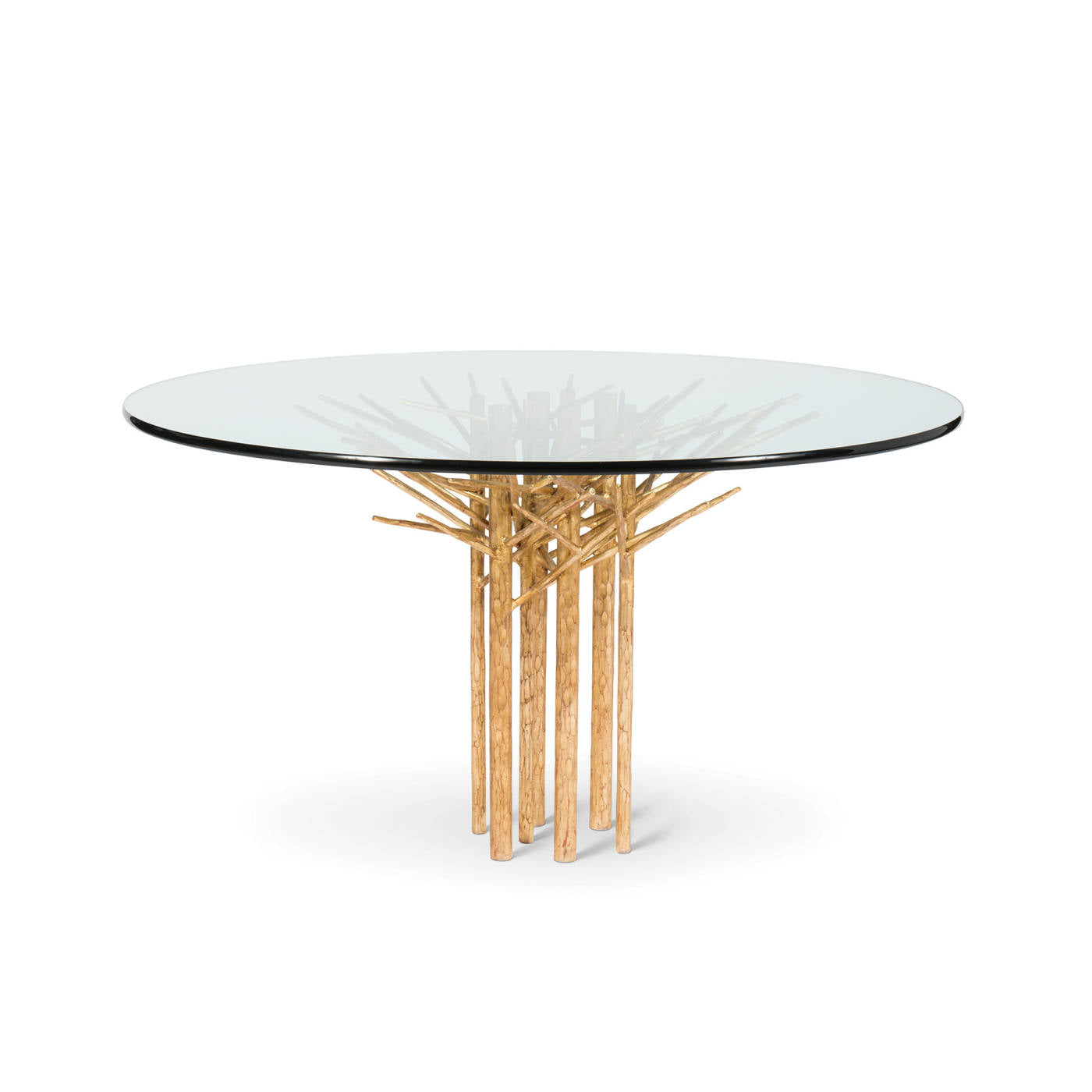 Pines of Rome Table Round, Small, French Gold
