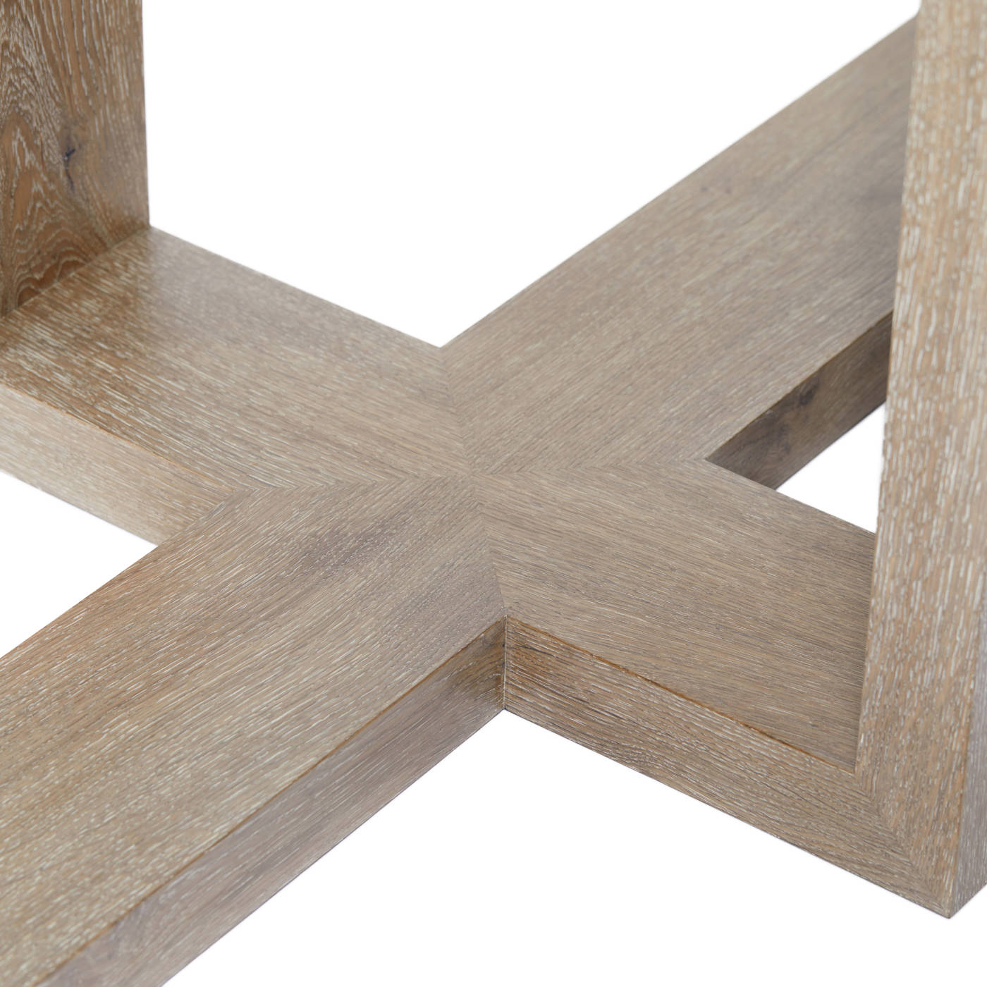 Ribbon Cross Dining Table, Wood