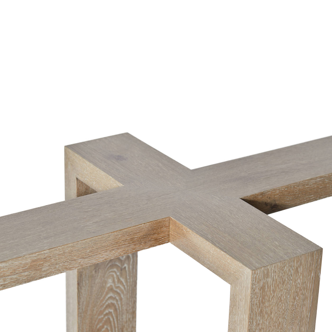 Ribbon Cross Dining Table, Wood