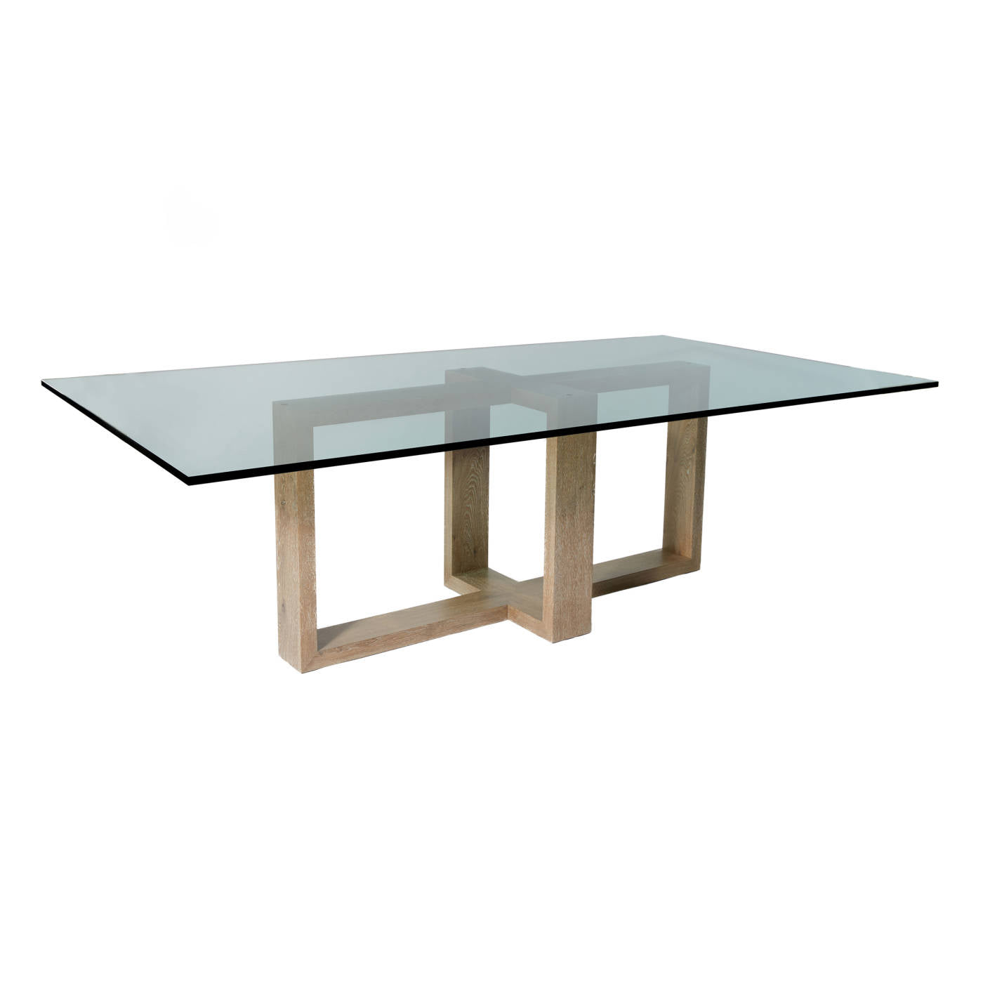 Ribbon Cross Dining Table, Wood