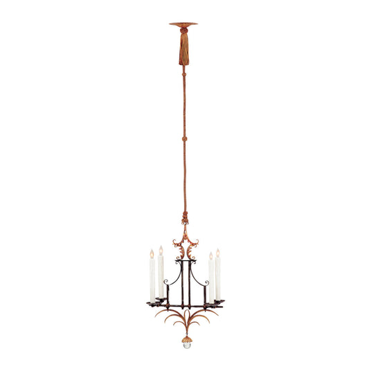 Bamboo Chandelier Small French Gold