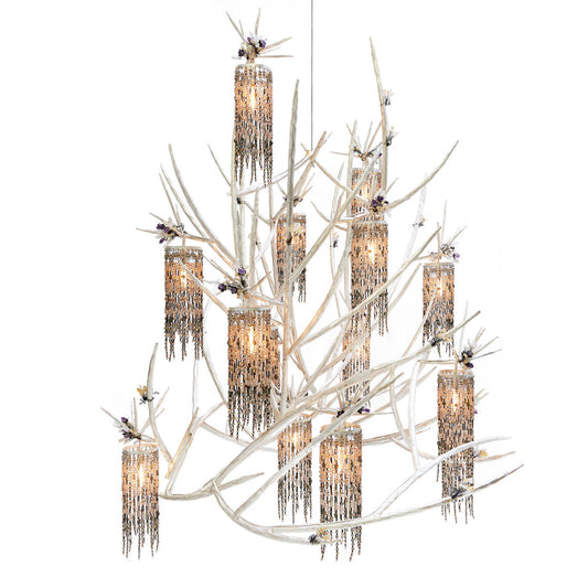 Cannes Beaded Lantern Chandelier