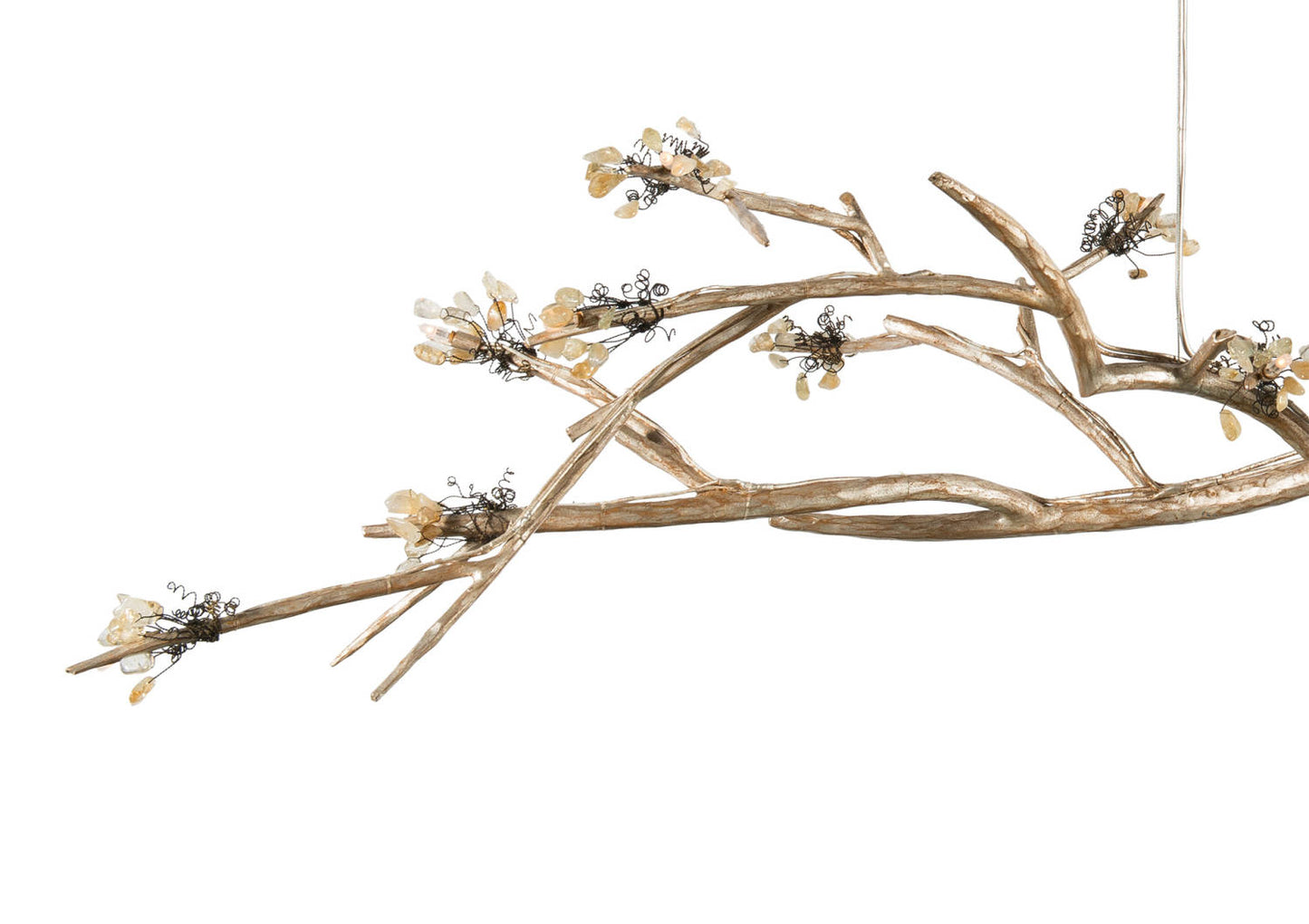 Coral Sea Chandelier Silver Ochre