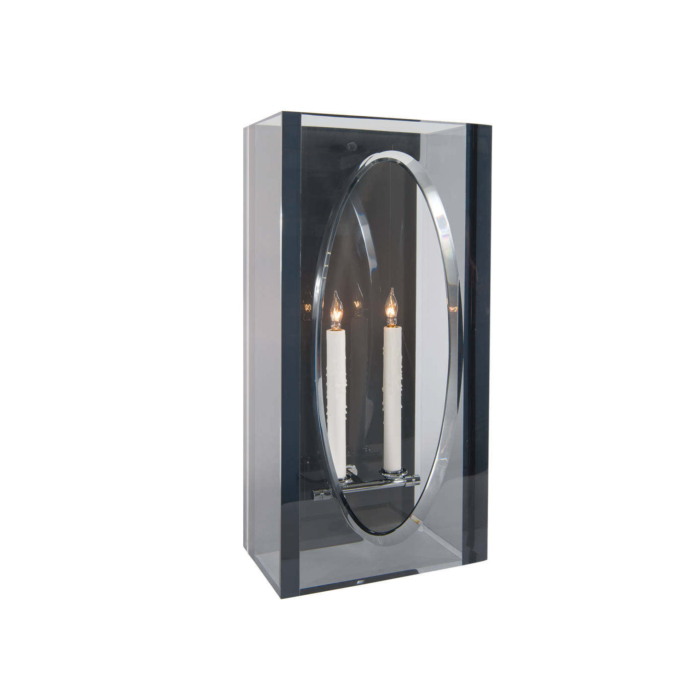 Melrose Oval Sconce, Chinchilla