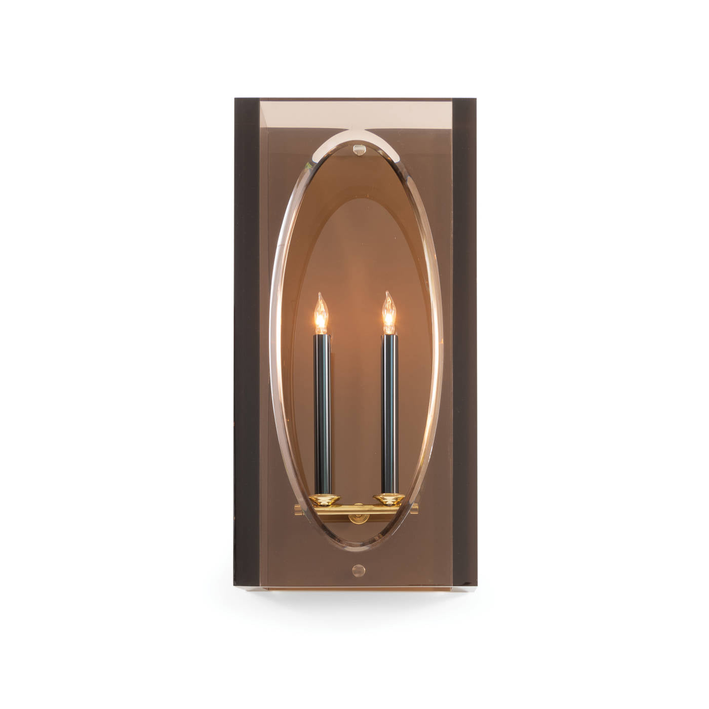 Melrose Oval Sconce, Sable