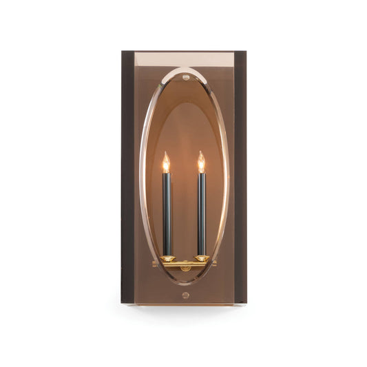 Melrose Oval Sconce, Sable