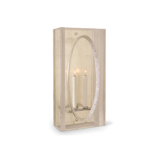 Melrose Oval Sconce With Pave Crystals