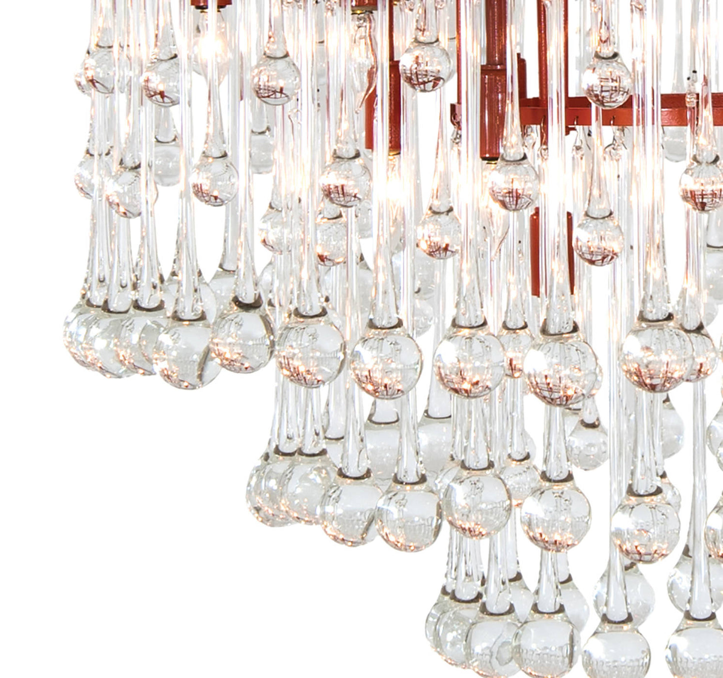 Pluie Chandelier Jungle Red