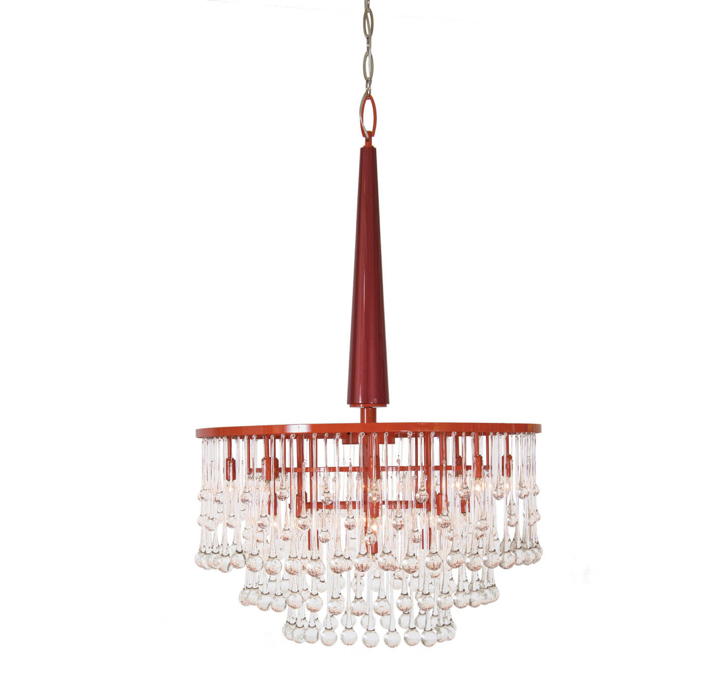 Pluie Chandelier Jungle Red