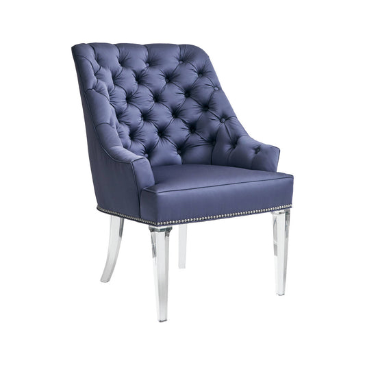Palm Beach Arm Chair Tufted Acrylic
