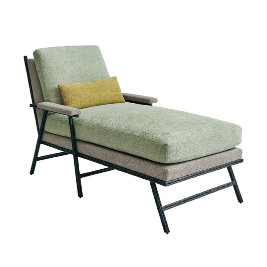 Savoy Chaise Aged Iron