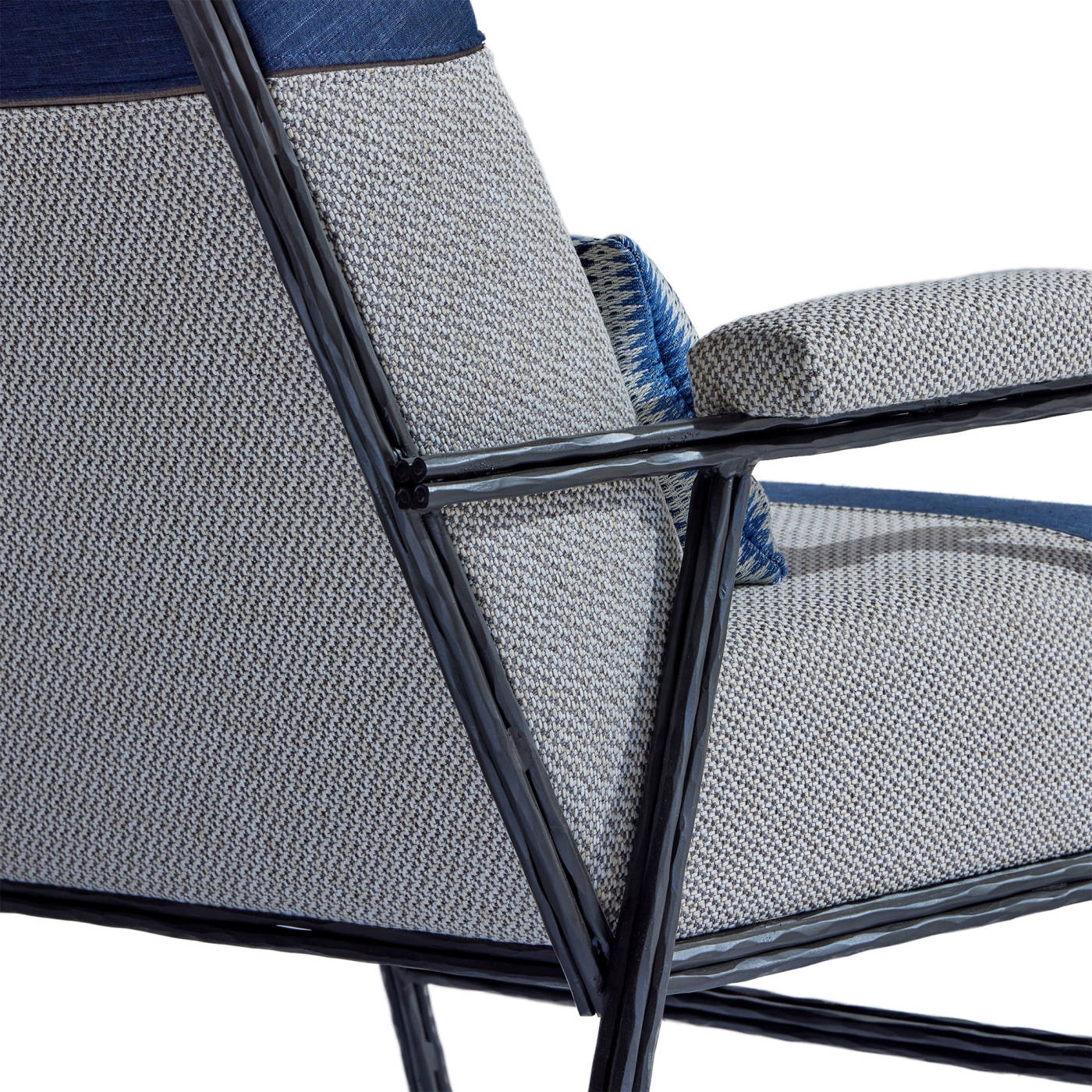 Savoy Lounge Chair Aged Iron
