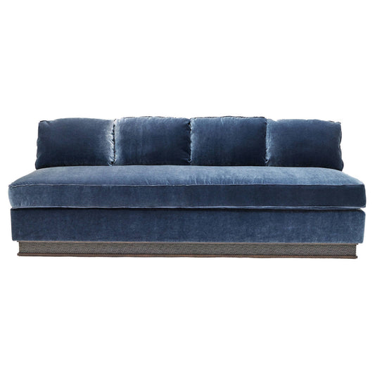 Seneca Banquette Armless With Stained Mesh Base