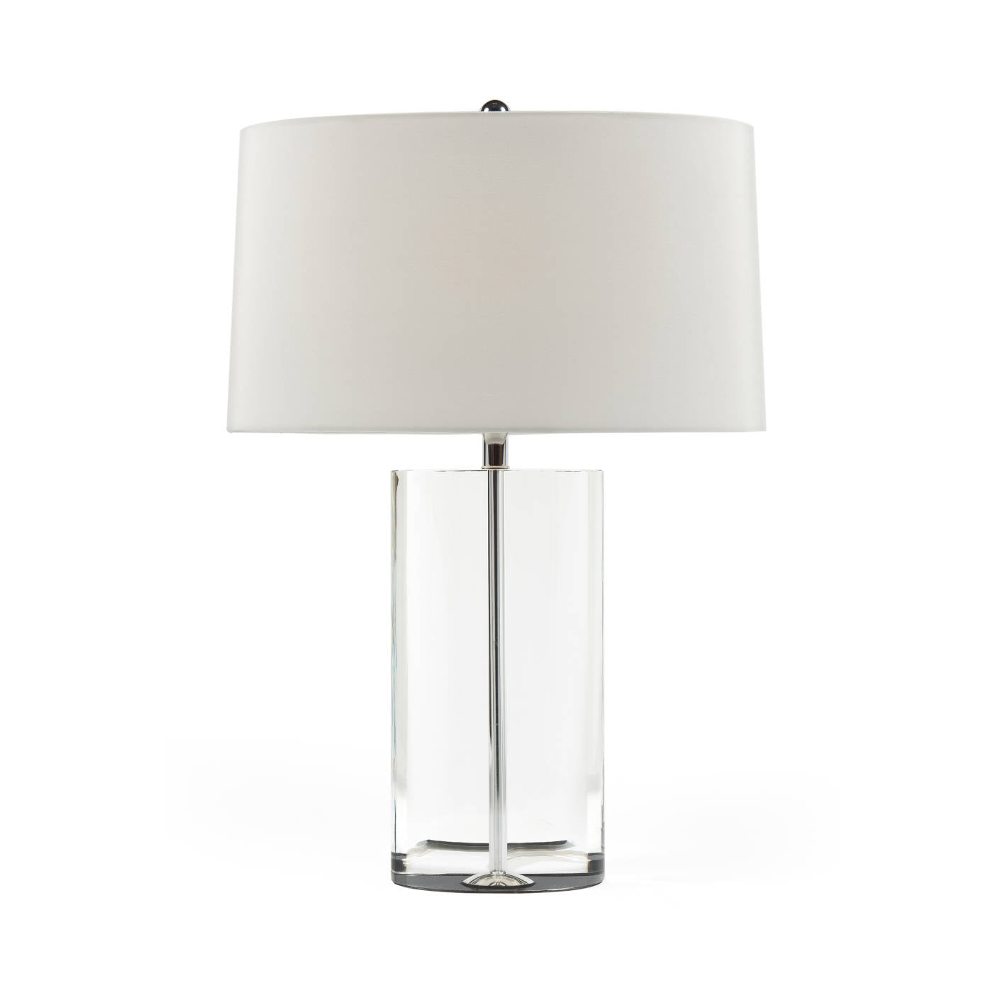 Solid Glass Oval Lamp