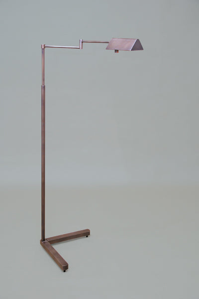 Weathered Nickel Dark Maggie Adjustable Floor Lamp