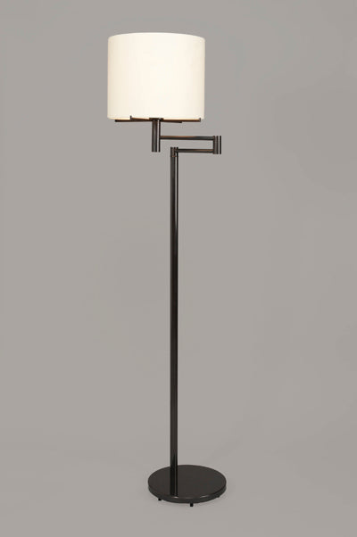 Gunmetal Swing Arm Floor Lamp