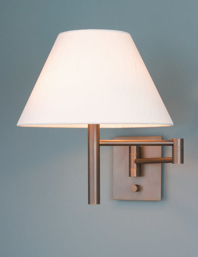Rustic Copper Swing Arm Wall Lamp