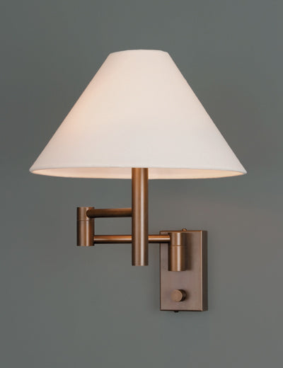 Clarus Bronze Matte Mini Swing Arm Wall Lamp