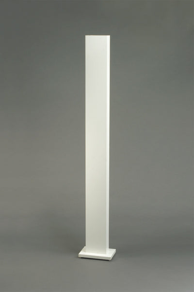 Matte White Pylon Torchiere