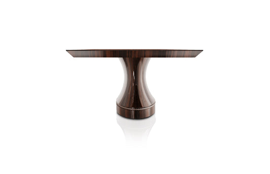 Chess Bowed End Dining Table