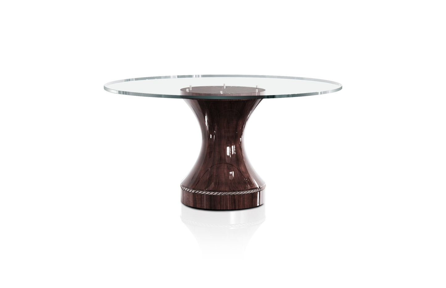 Chess Glass Round Table