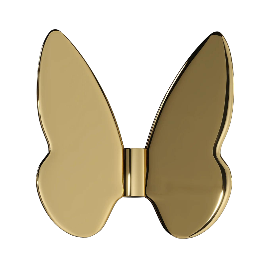 Matte Gold Butterfly