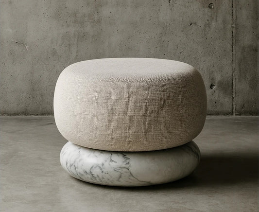 Echo Ottoman (Stone)