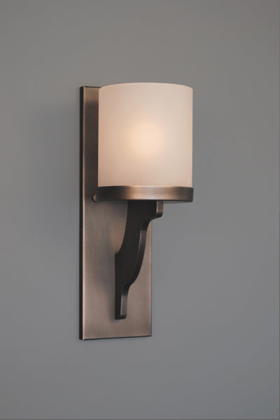 Weathered Nickel Light  Baca Sconce