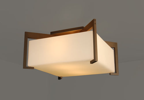 Clarus Bronze Matte Rubi Ceiling Fixture