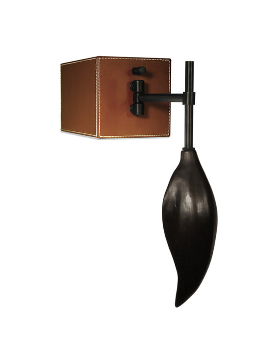 Acacia Bookshelf Lamp