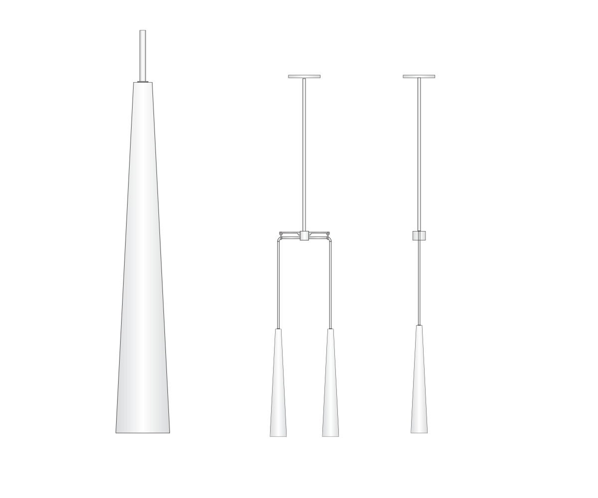 Apollinaire 2 Light Pendant