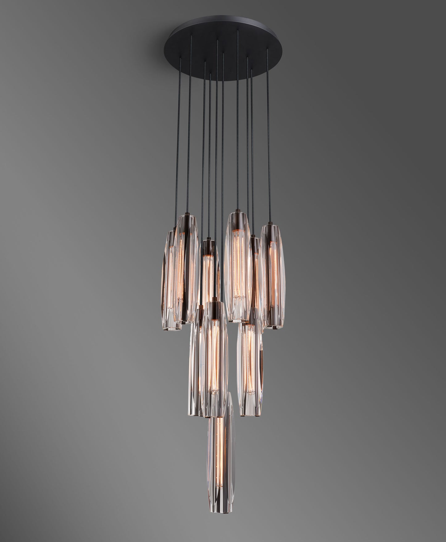 Chartier 10 Light Circular Chandelier