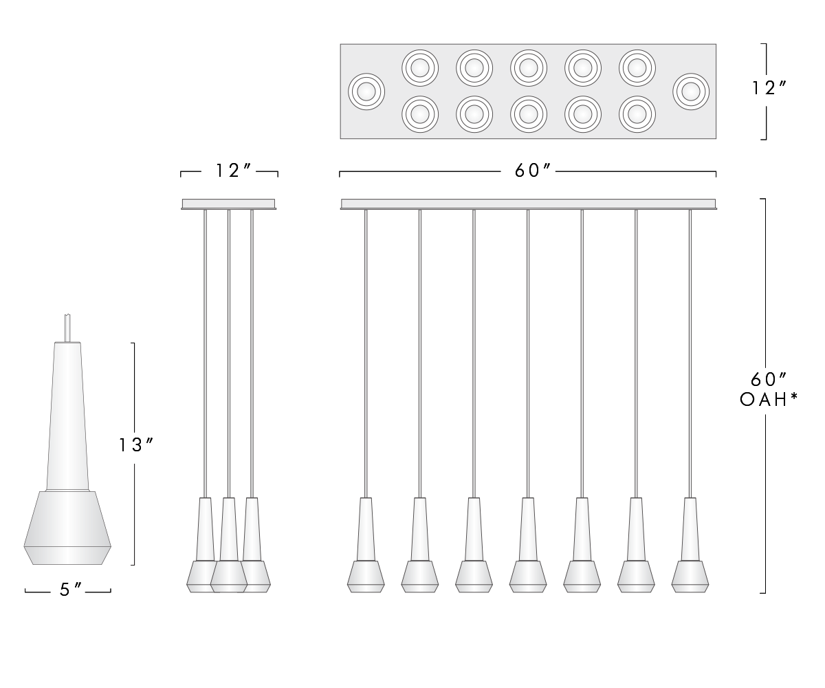 Fontenay Linear Chandelier