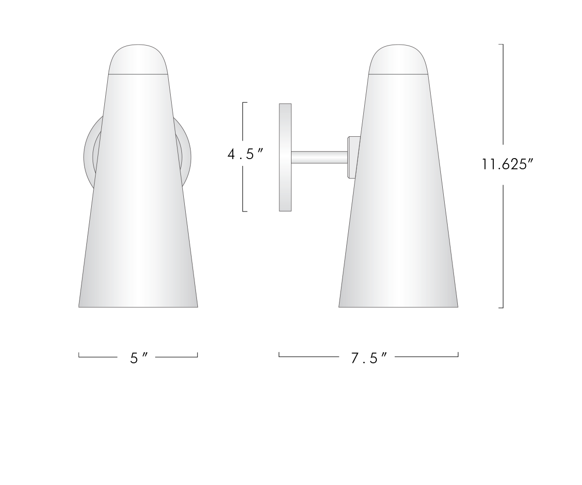 Montfaucon Single Sconce