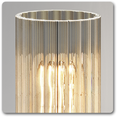 Reeded Borosilicate Glass, Jonathan Browning